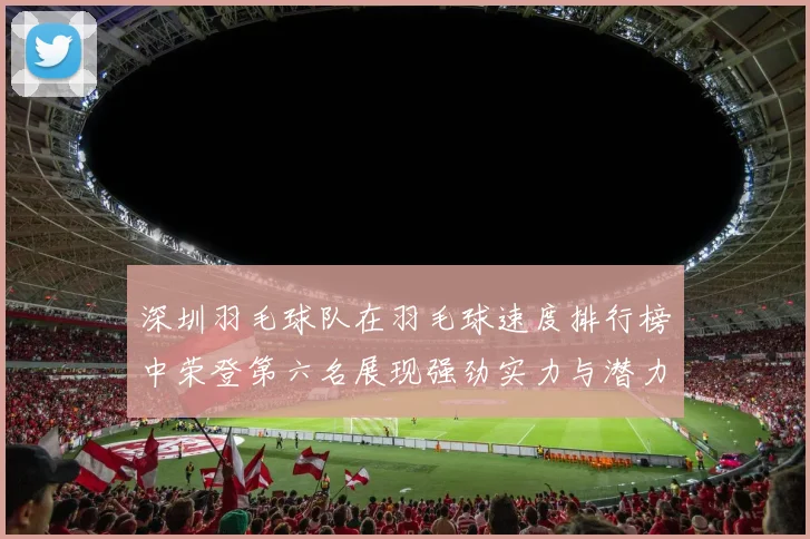 深圳羽毛球队在羽毛球速度排行榜中荣登第六名展现强劲实力与潜力